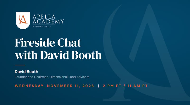 Fireside Chat with David Booth, Wednesday, November 11, 2026, 2 pm ET / 11 am PT Fireside Chat with David Booth, Wednesday, November 11, 2026, 2 pm ET / 11 am PT