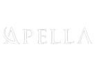 White Apella Wealth logo tagline